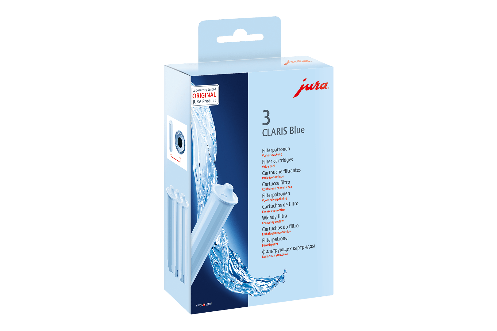 Jura Claris Pro Blue Filtre cartouche pour Impressa XJ et Giga X